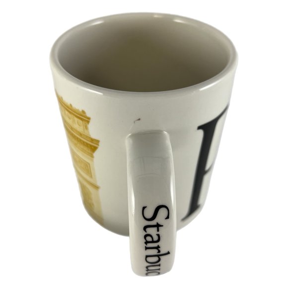 Vintage 2002 Starbucks Paris City Mug 16 Ounce Collectible Made In England EUC - Picture 4 of 6